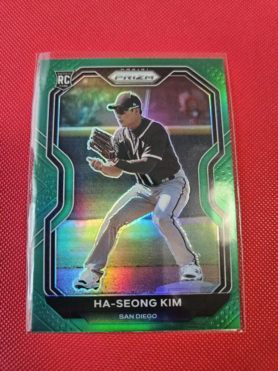 김하성 2021 Panini Prizm 그린 프리즘 루키 카드